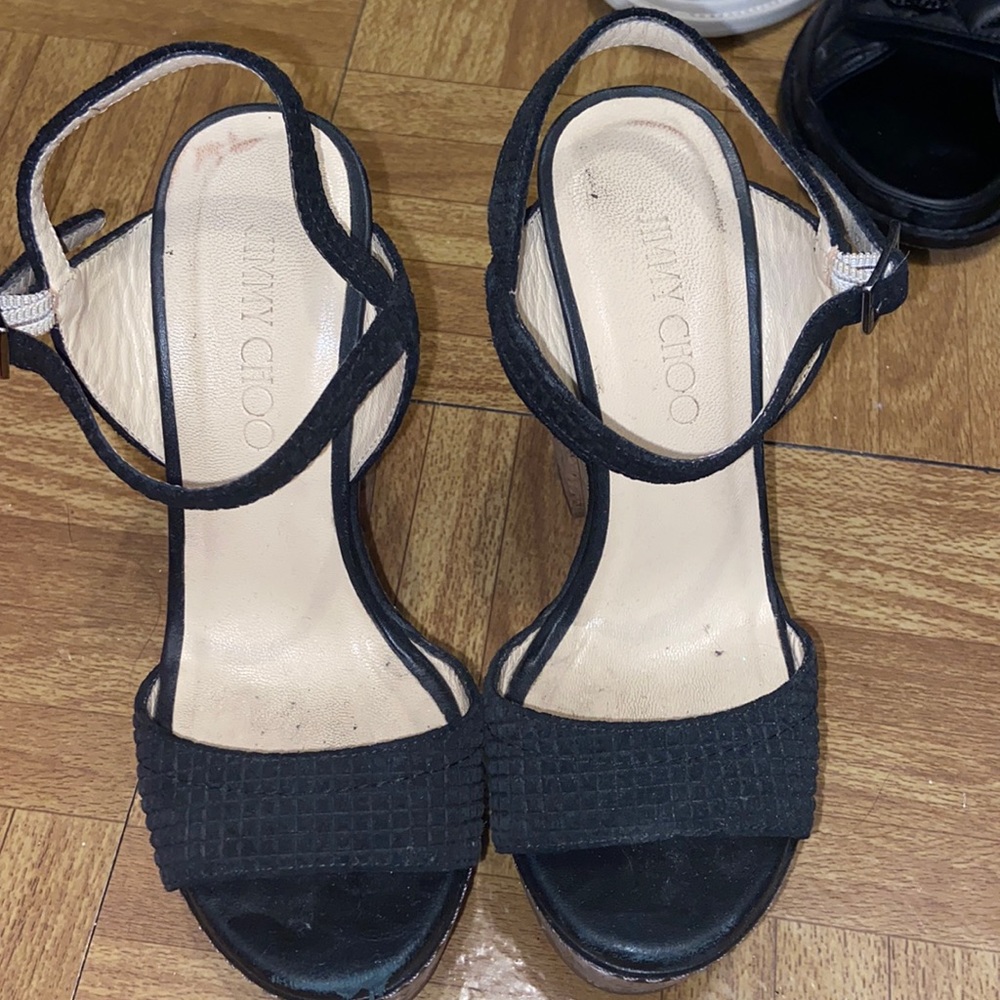 Jimmy choo summer wedge heels